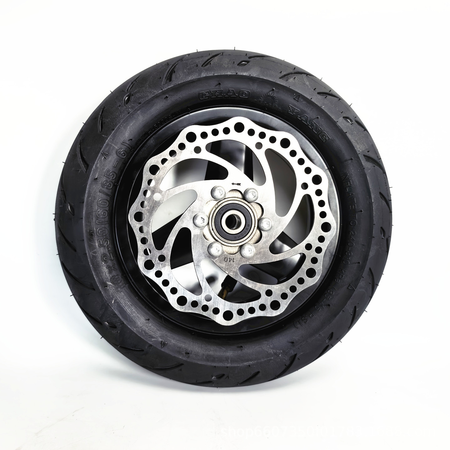 10x2.50 Chaoyang inner and outer tire complete wheel 10inch electric scooter replacement inflatable tire wheel assembly parts