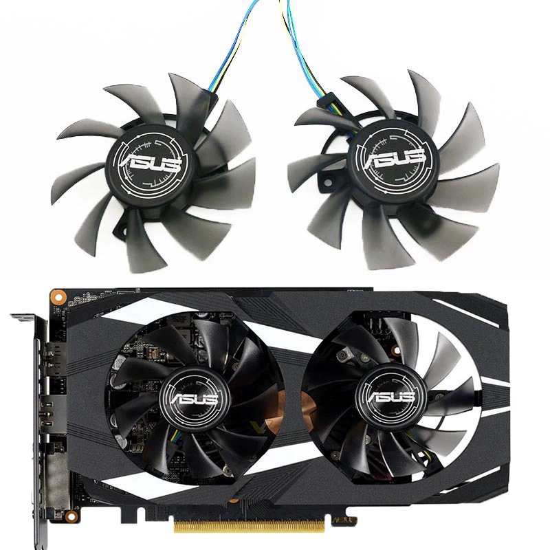 Подходит для видеокарты ASUS/ASUS Dual-GTX 1650/GTX 1660TI вентилятор охлаждения T128015B