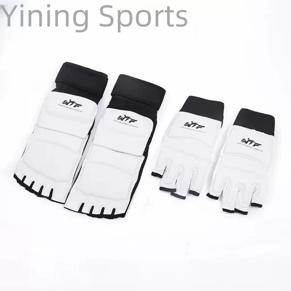 Factory wholesale New Taekwondo protective foot gloves PU leather adult Taekwondo protective gear a generation of hair