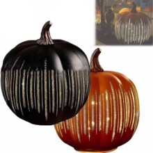 跨境新款Twinkle Light Pumpkins闪闪发光的南瓜家居摆件