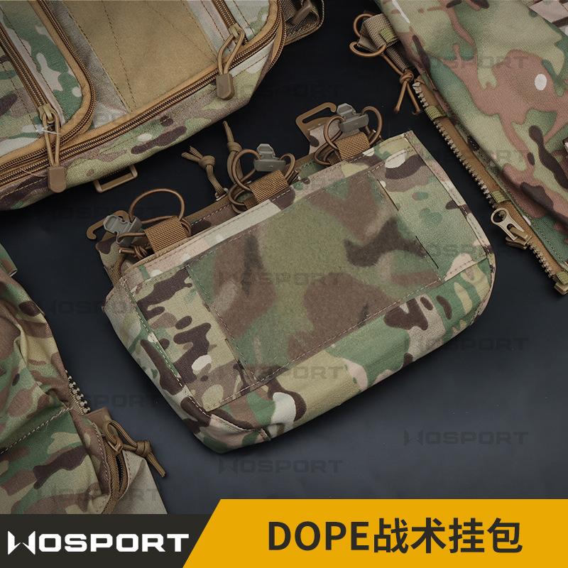 Wosport Is Suitable for Molle Equipment, Multi-Functional Combination and Split Use, Dope Tactical Camouflage Bag