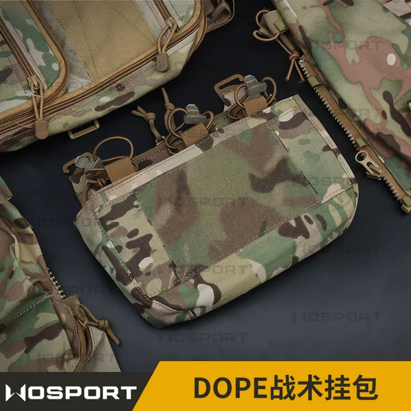 Wosport Is Suitable for Molle Equipment, Multi-Functional Combination and Split Use, Dope Tactical Camouflage Bag