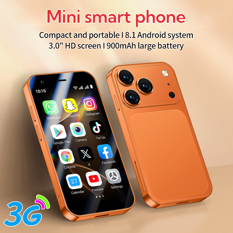 A17 Mini Cross-Border Single Mini Android Smartphone Supports 3g Dual Network Google Application in Stock and Unopened