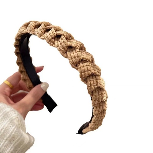 Merla  New High Crown Headband Autumn/Winter Advanced Feel Hair Clip Lazy Style Women Face Washing Braided Hair