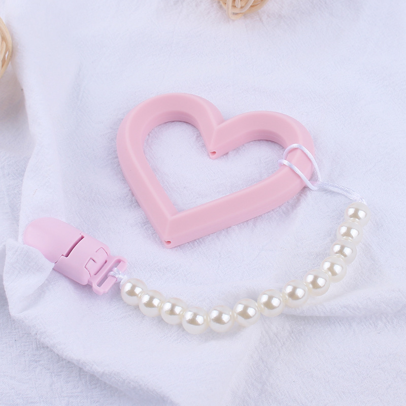 Suministros para bebés de color clip de plástico pacificar bebé DIY perla chupete cadena anti-gota cadena nuevo AliExpress