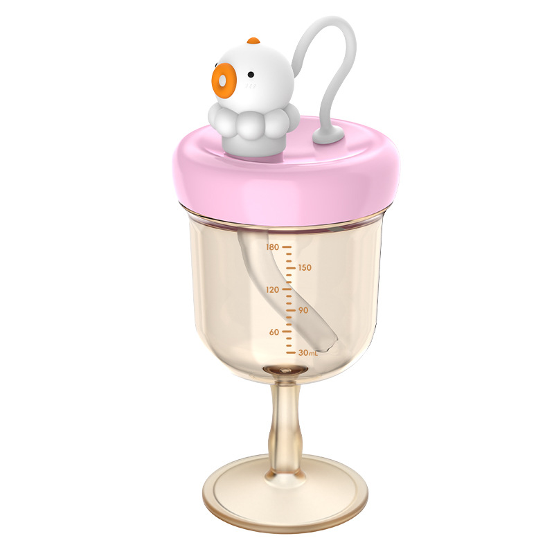 Inglés caja de tazas de agua para niños PPSU tazas de pies altos bebés bebés tazas de agua bebés tazas de leche tazas de jugo de vino