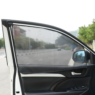 Car Sunshade Side Curtain Magnetic Mosquito-Proof Window Net Sunshade Curtain Sun Protection Heat Insulation Side Window Screen