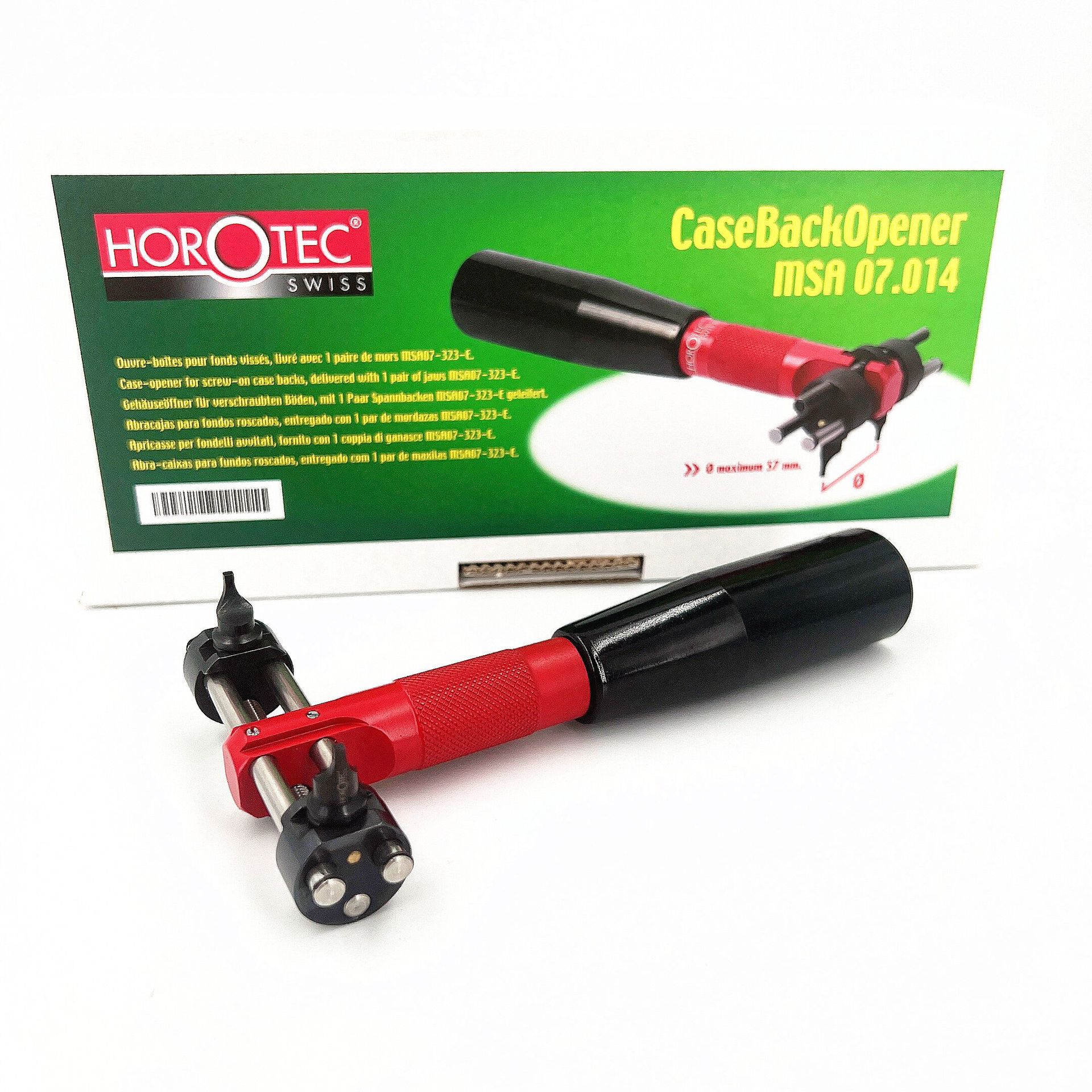 修表工具 瑞士原装进口HOROTEC MSA07.014加长开底器 横两抓开