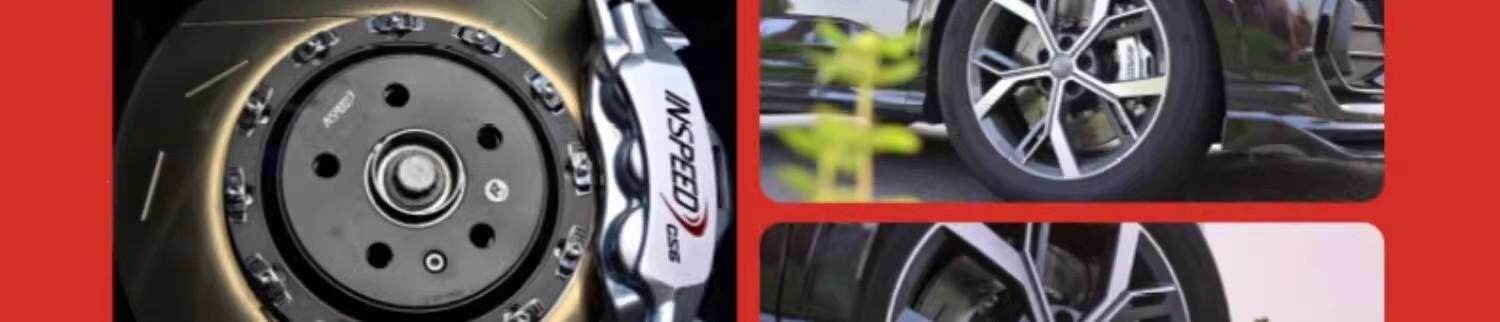 Inspeed Hard-Speed Brake Modified Four-Piston, Six-Piston, Eight-Piston Street Calipers, Racing Calipers for Front Wheels