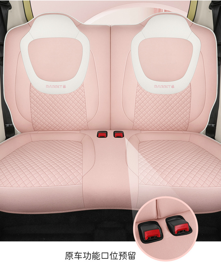 2024 special car is suitable for Wuling Bingguo cotton and linen car seat cushion four seasons breathable all-inclusive seat cover