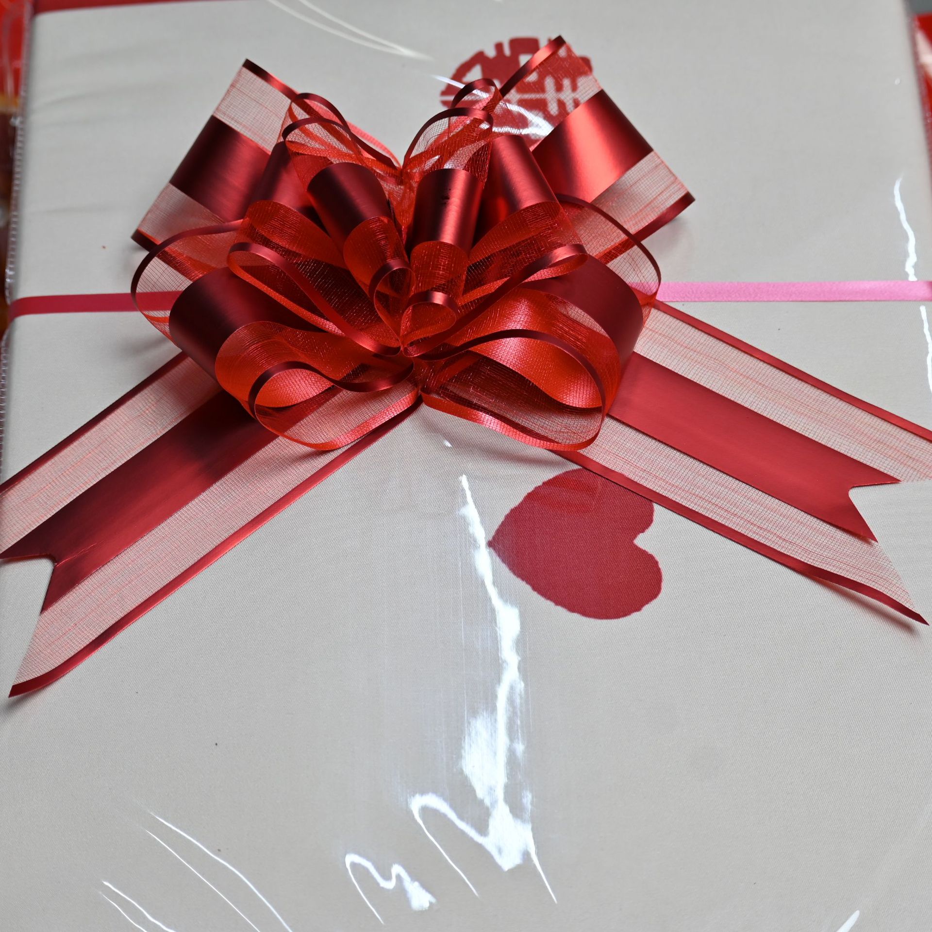 Flor de plástico de coche de boda de gran tirada