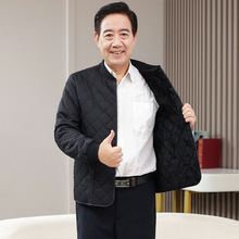 棉衣秋冬中老年宽松内胆新款棉服短款爸爸加厚保暖加绒男士棉袄外