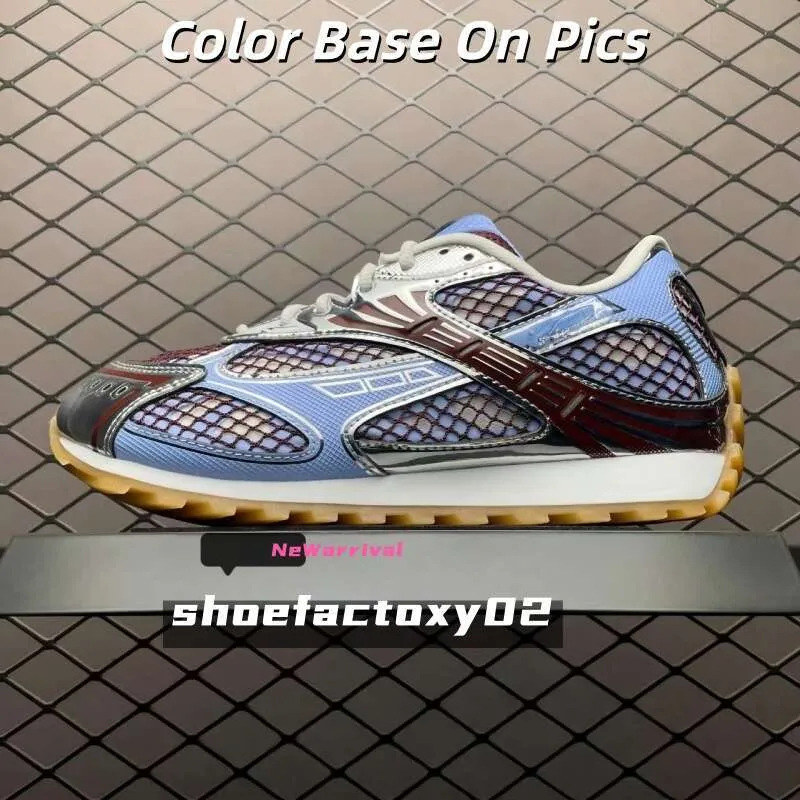 In-Stock European Version 2026 New Model Mesh Color-Blocking High-Quality Genuine Leather Classic Versatile Thick-Soled_vogvips.com