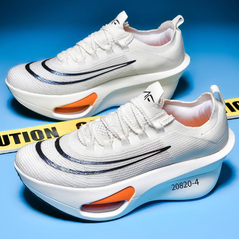 Cross-Border Large Size Student Air Cushion Running Shoes for Men 2026 New Outdoor Running Shoes for Women Marathon Shoes Couple Sports Shoes