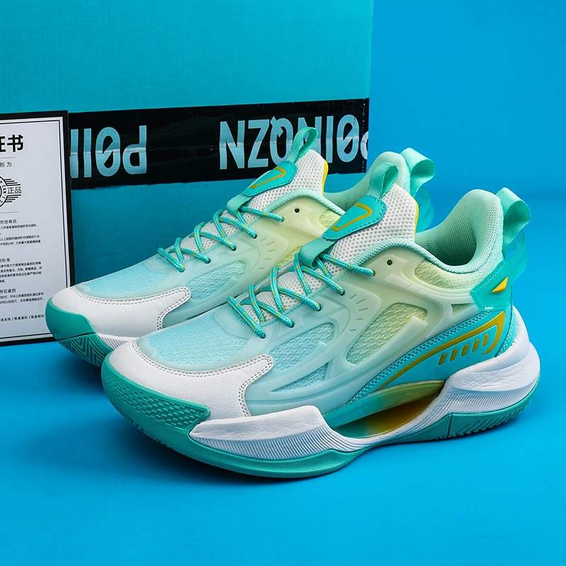 Светящиеся баскетбольные кроссовки мужские новые дышащие студенты амортизирующие бои