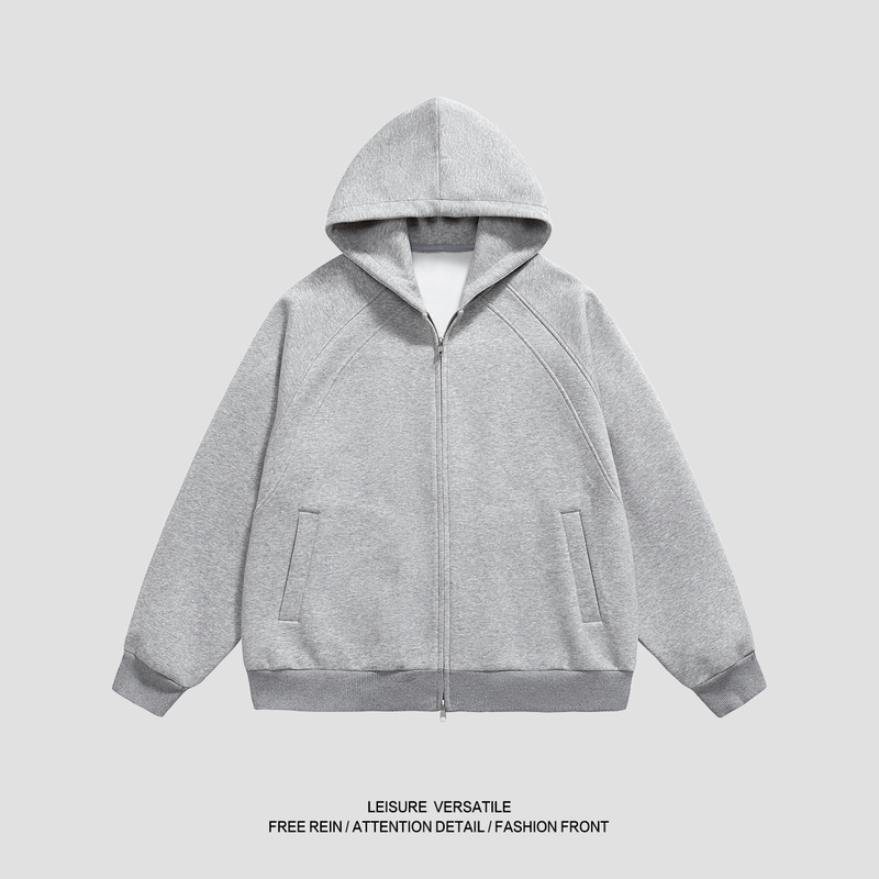 Heavyweight Trendy Brand Hooded Cardigan Sweatshirt for Men and Women, Custom Autumn Sports Loose Men's Casual Zip-Up Sweatshirt Jacket for Men Heavyweight Trendy Brand Hooded Cardigan Sweatshirt for Men and Women, Custom Autumn Sports Loose Men's Casual Zip-Up Sweatshirt Jacket for Men