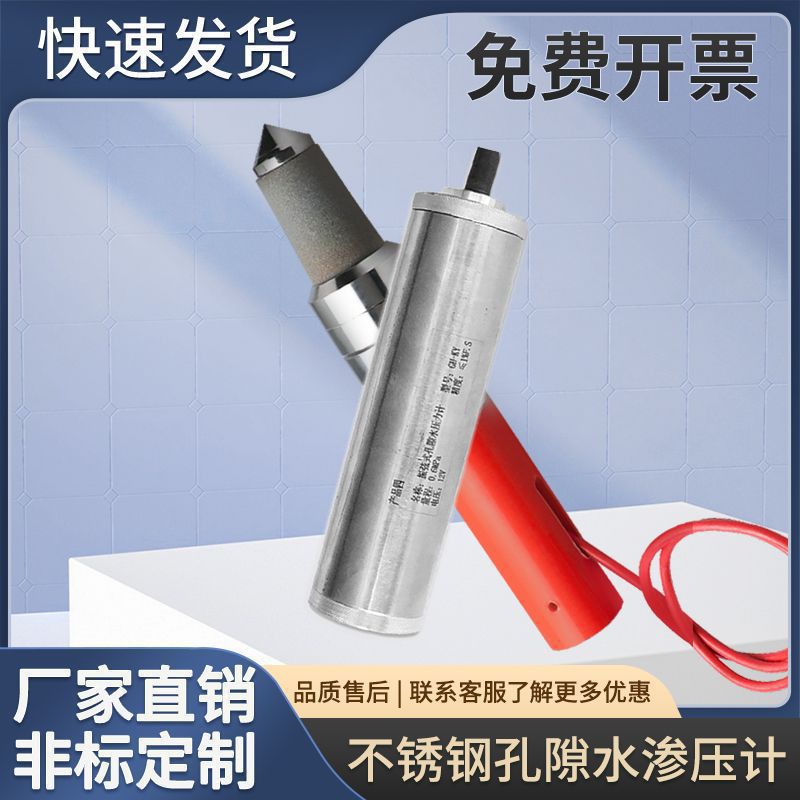 振弦式孔隙水压力计地下水位基坑监测渗压计孔压计小孔压大垒德株