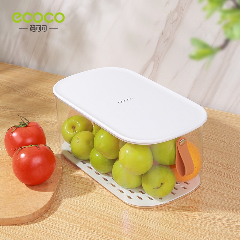 Caja de almacenamiento de refrigerador sellada Preservación de huevo Almacenamiento de organización especial carne vegetal cocina de grado alimenticio artefacto de congelación