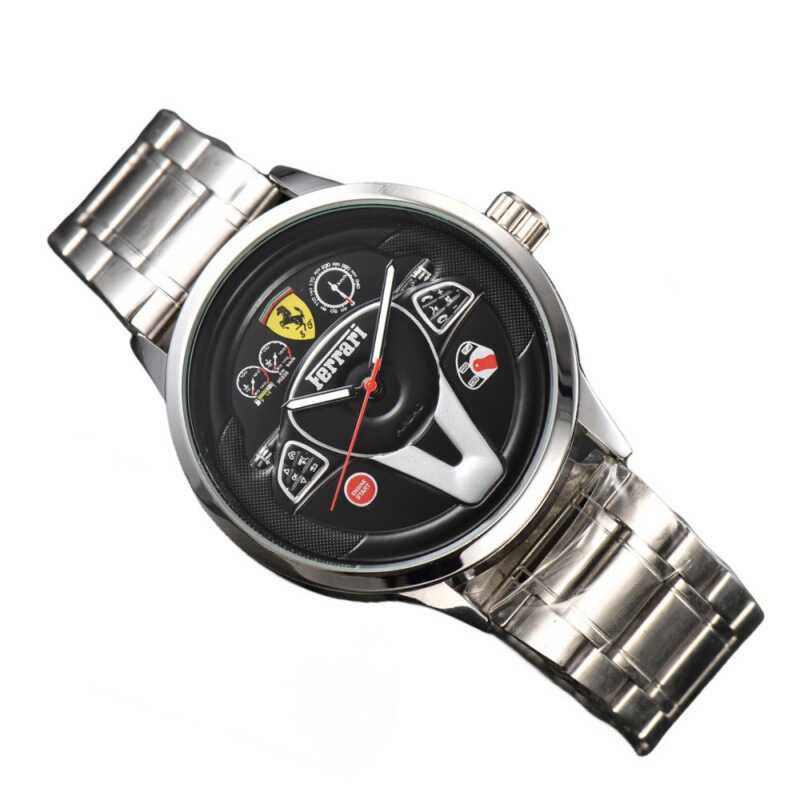 2024 New Quartz Belt Farah Watch Three-pin Decorative Casual Business Men's Temperament F1 Racing Watch 2024 New Quartz Belt Farah Watch Three-pin Decorative Casual Business Men's Temperament F1 Racing Watch