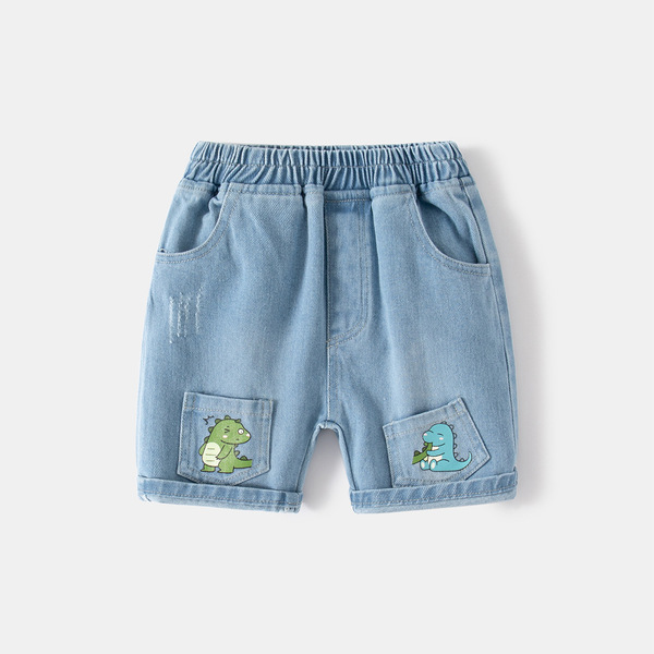 Cartoon denim skirt for boys
