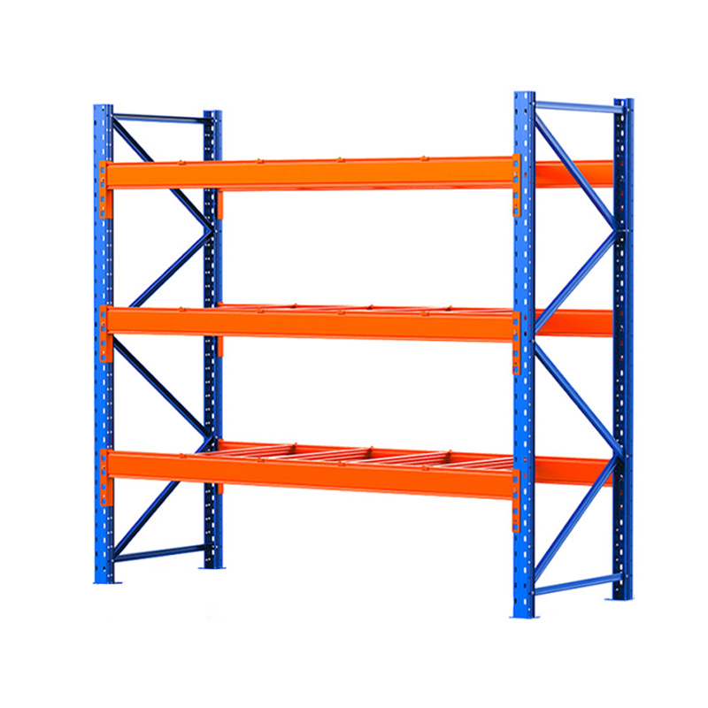 Estante de carga pesado de alto nivel tipo bandeja tipo viga transversal almacenamiento multicapa marco de hierro marco de acero estructura de acero laminado en frío