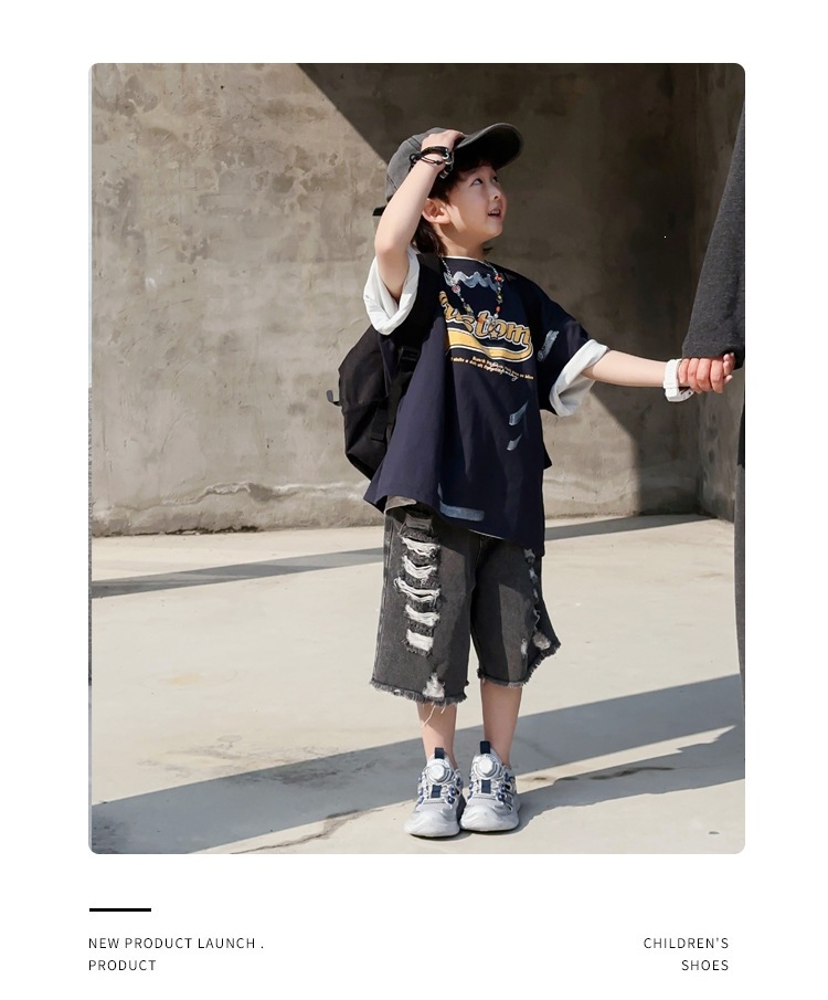 Breathable Kids Sneakers With Rotating Buckle For Boys And Girls_voghion.com