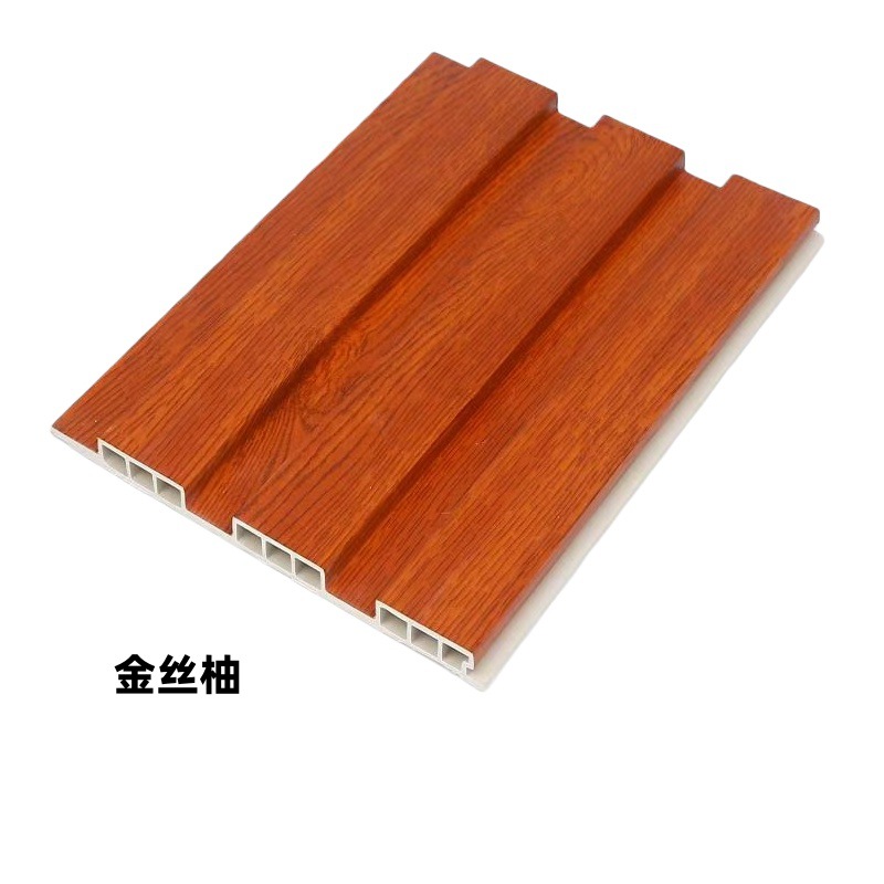 Panel de Pared de Madera Plástica Eco 195, Resistente al Fuego y Humedad, para Interior y Hotel
