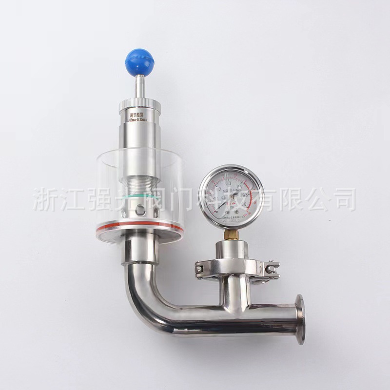 啤酒发酵罐卫生级不锈钢机械水封阀，水封排气阀，安全阀，304