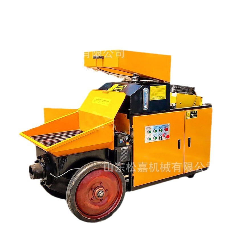 Mini elevación hidráulica camión de hormigón tipo rodillo mezclador bomba de remolque bomba integrada hormigón mezclador