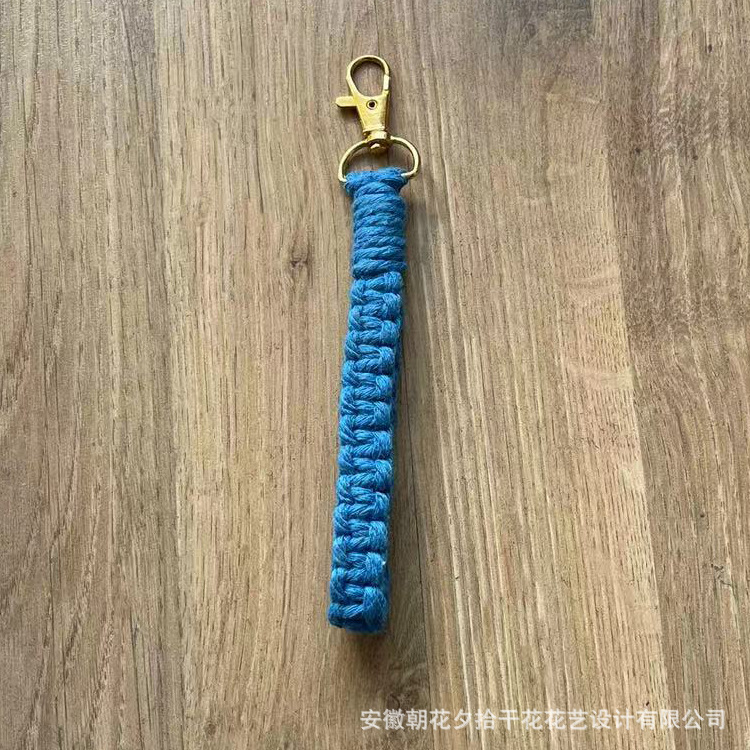 Llavero tejido a mano Nórdico tejido colgante bolsa colgante coche llavero lana llavero Navidad