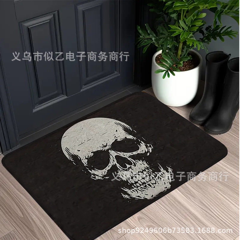 新しいクロスボーダー直接供給ハロウィン厚みのある1cmフランネルフロアマット卸売ホーム雰囲気アレンジメントはJITで発送できます|undefined