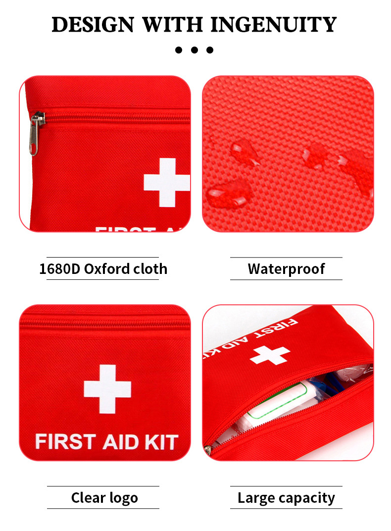 Cross-Border Export Car Emergency Kit First Aid Kit 12-Piece Set Household First Aid Supplies Portable Small First Aid Kit