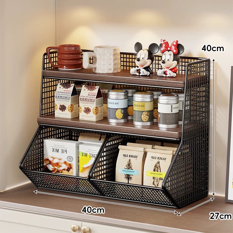Estante Multicapa Organizador de Tazas de Escritorio