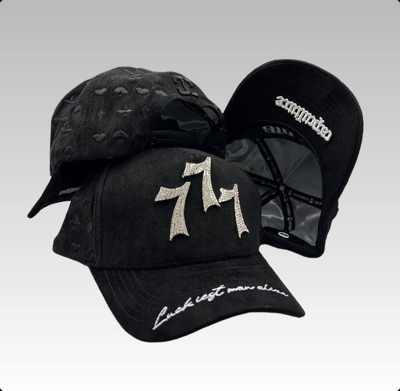 Nuevo Meike Duo Dandy bordado ajustable gorra de boca de pato borde curvo gorra de béisbol con diamantes barba tío
