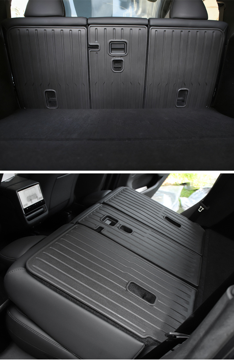 Suitable for 6-Seater Model Yl Tesla New 3/Y Floor Mats, Trunk Mat, Integrated Trunk Mat, Front and Rear Trunk Mats