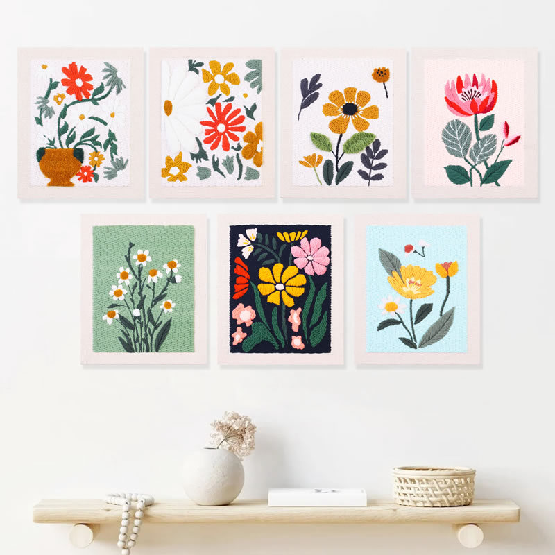 新品俄罗斯戳戳绣戳戳乐diy刺绣材料包套件手工diy相框挂画礼品