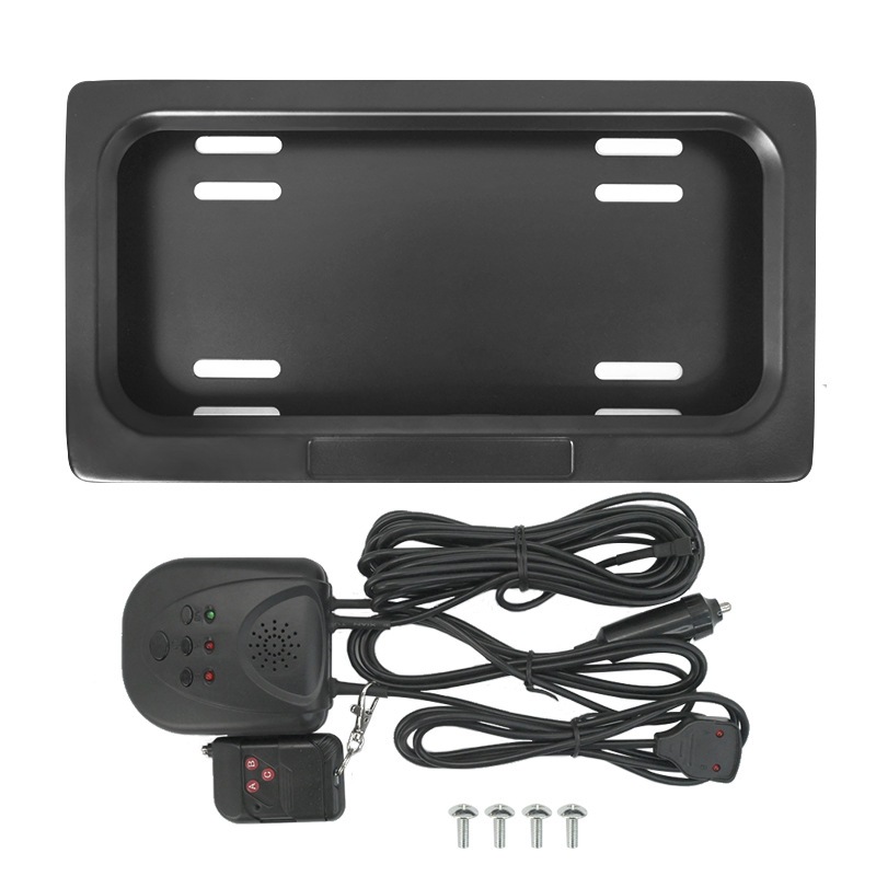 Cross-Border Amazon Us Standard Electric Dual License Plate Holder License Plate Frame Canada One to Two Control License Plate Frame