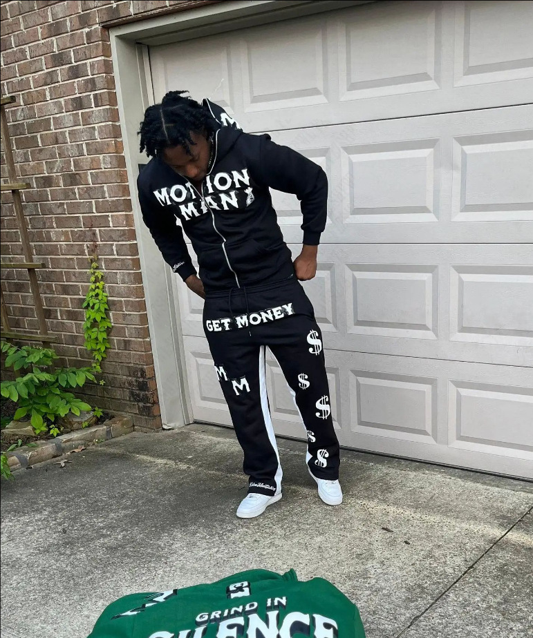 2024 New Letter Print Hoodie Jacket Hooded Top Harajuku American Street Style Hip Hop Set_voghion.com