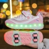 3368 pink four wheels with lights