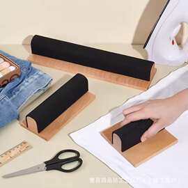 跨境木质缝纫工具压板器木质熨烫拼布压板带毛毡缝纫棉布熨烫工具