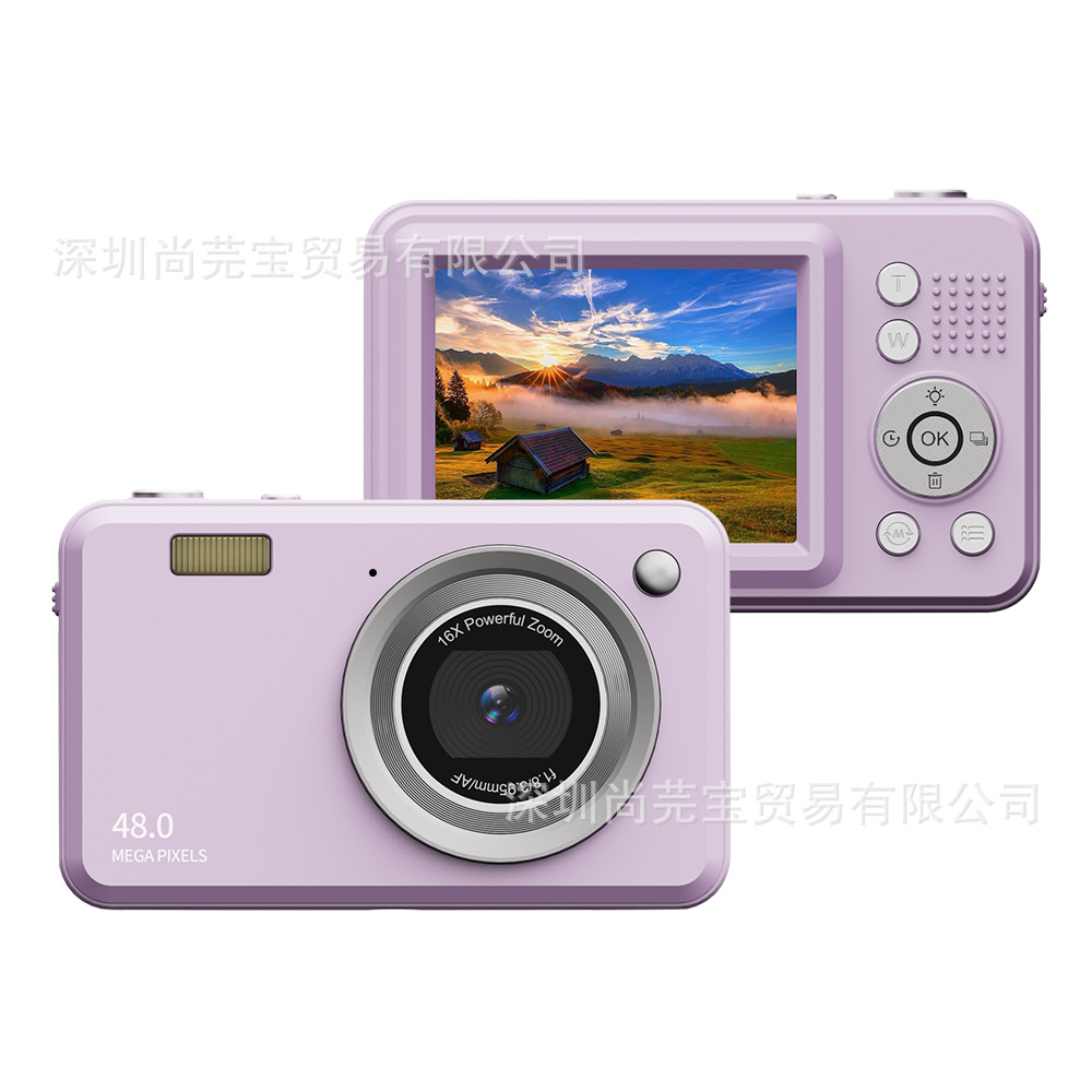 Cross-Border New High-Definition Digital Camera Retro Student Entry-Level Ccd Camera Portable Holiday Gift