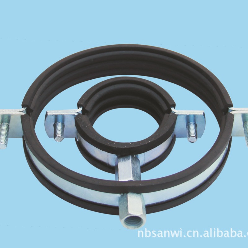 厂家直供优惠优质三维管道紧固件煤气管夹下水管道夹重型管卡管夹