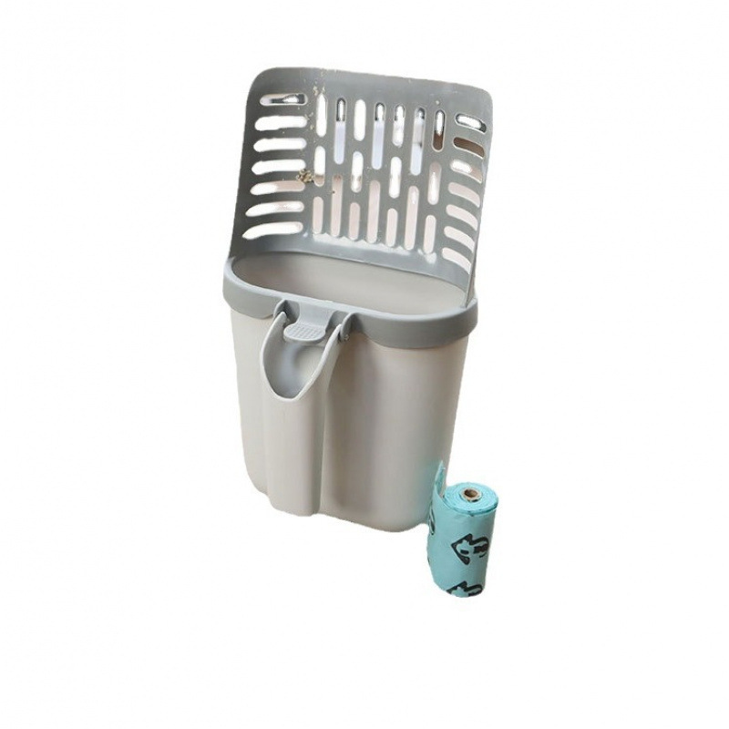Pala para Arena de Gato, Recogedor para Mascotas, Filtro para Limpieza de Inodoros, Basura