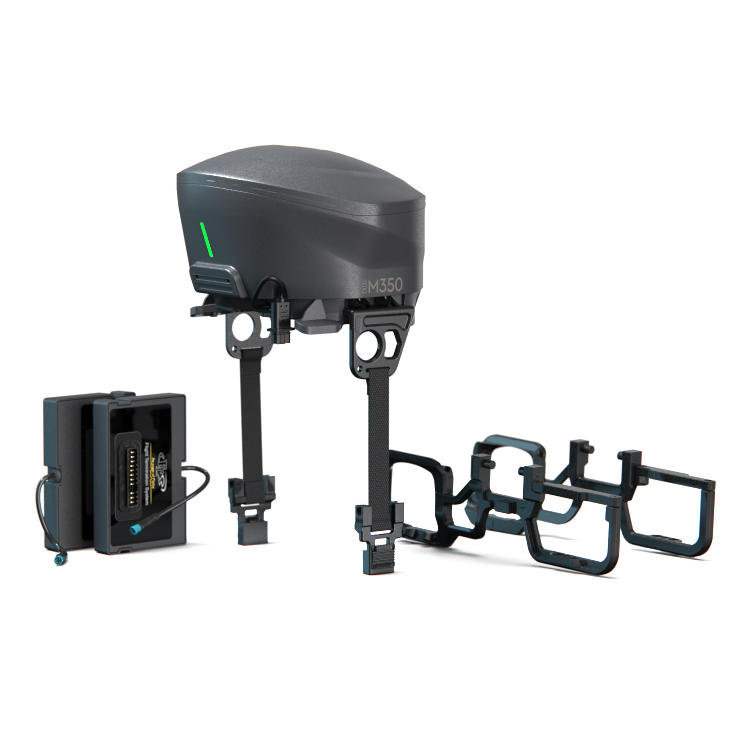 DJI M350无人机搭载降落伞进行实机飞行安全伴飞无忧作业