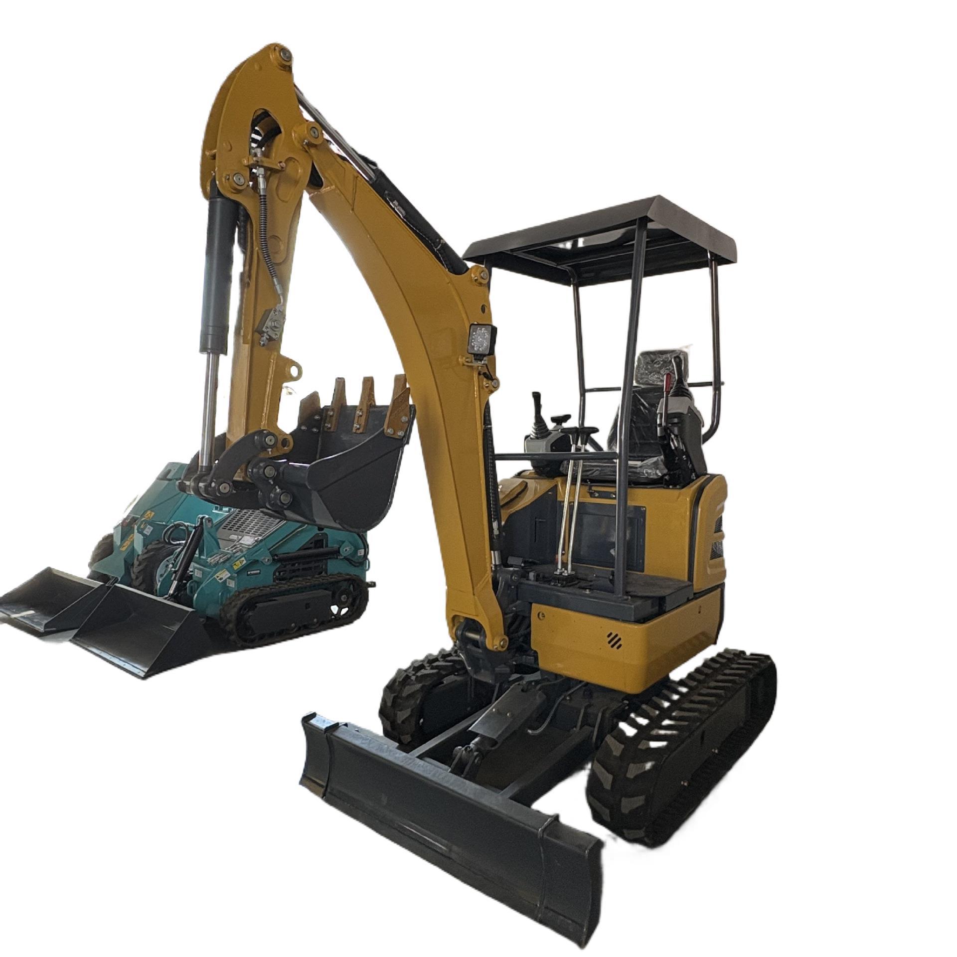 电动挖机50载式挖掘机多功能挖土机果园挖沟果园大棚皆可进