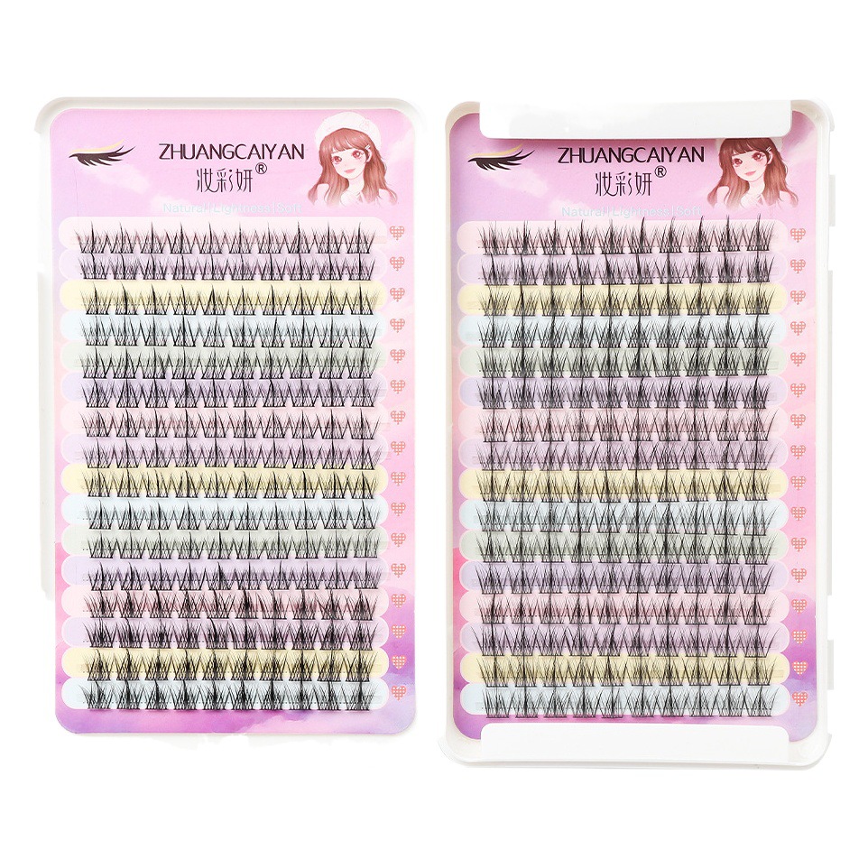 32 filas de pestañas postizas de gran capacidad, libro de pestañas postizas, girasol, trilogy perezoso, grupo único segmentado, pequeño diablo de gran capacidad