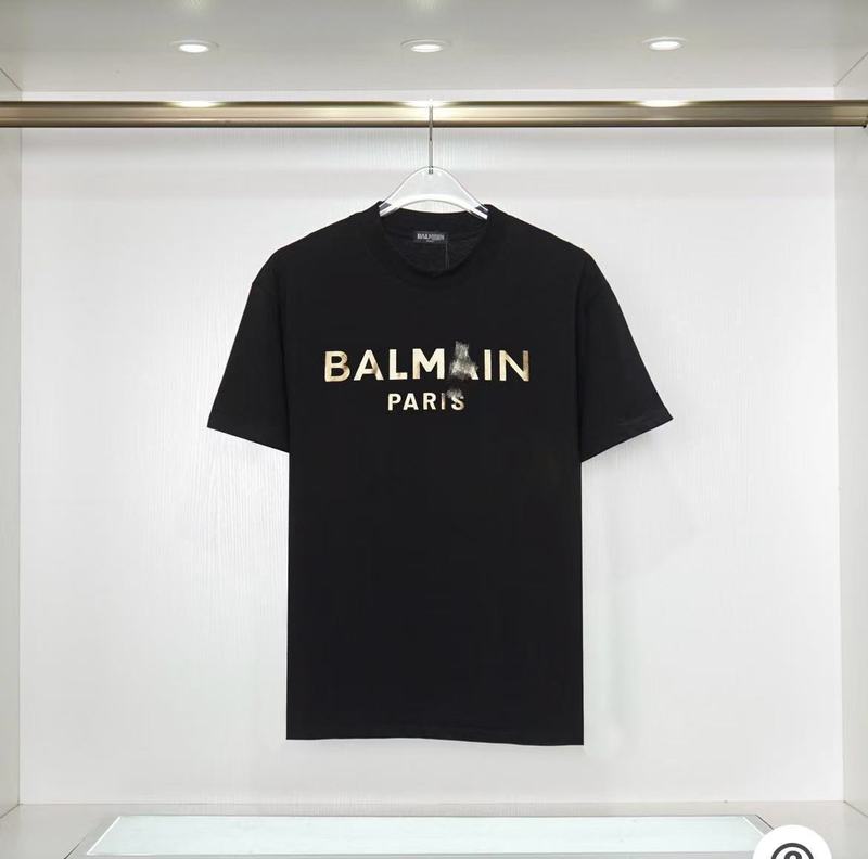 BAL ヨーロッパとアメリカのトレンドブランド MAINer 春夏新作 ルーズプルオーバー 半袖 ホットスタンピングレター コットン カップル Tシャツ|undefined