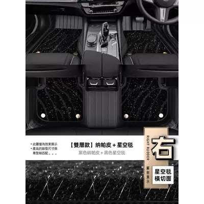 Cars, Right-Hand Steering, Right-Hand Driving, Floor | Universal Foot Pad - double-layerstarry-sky-blanket-blackstarry-sky-blanket-lower-layer-nappa-leather