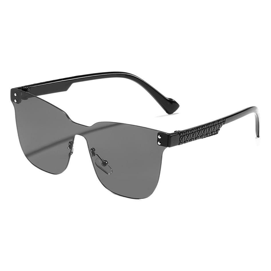 Corta sin marco transfronteriza para niños, sol irregular, película de océano de color claro, gafas de sol esenciales para salir a jugar y tomar fotografías