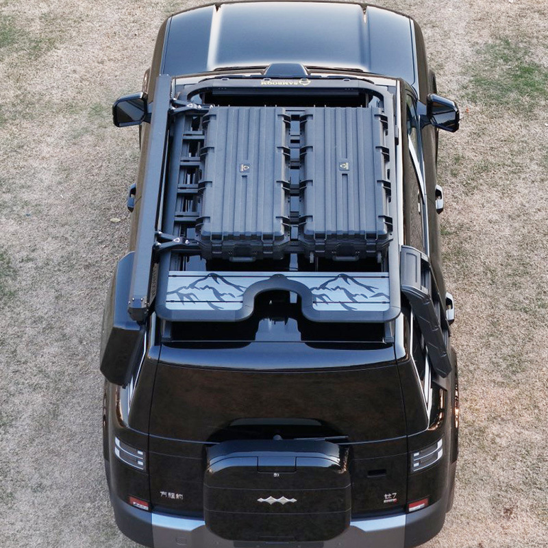 Equation Leopard Titanium 7 Roof Rack, Roof Box, Ladder, Original Factory Outdoor Off-Road Vehicle Modification, Flat Roof
